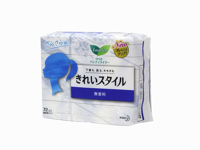 花王乐而雅卫生巾护垫 72片